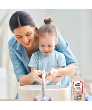 Dalan Shea Butter Cream Ultra Moisturizing Liquid Hand Soap for Normal and Dry Hands Fresh Clean and Soft Feeling (13.5 Fl Oz / 400 mL (Pack of 6)) 13.5 Fl Oz (Pack of 6) - Buy Online on GoSupps.com