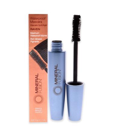 Mineral Fusion Waterproof Mascara, (Packaging May Vary), Raven, 0.57 Oz