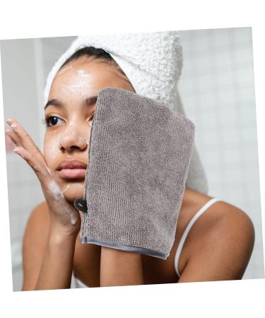 Beaupretty 3pcs Makeup Remover Gloves & Exfoliating Mitts - Facial Cloth Body Scrub & Travel Microfiber Pads for Perfect Cosmetic Removal - Buy Online on GoSupps.com