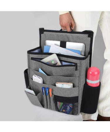Luxja Car Back Seat Organizer | Car Seat Storage & Front Seat Organizer for Laptops & Tablets - Gray - Buy Online on GoSupps.com