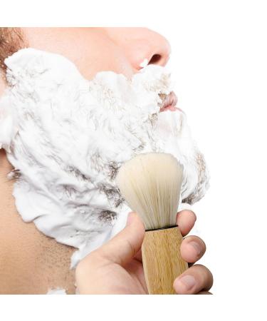 Perfk Men's Shaving Brush Professional Wooden Handle Razor Brush for Beard & Hair Care Ideal Gift for Men & Dads - Buy Online on GoSupps.com