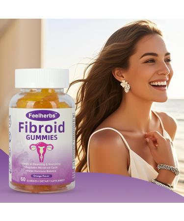 Feelherbs Fibroid Gummies for Women, Vegan Orange Flavor Gummies, Pack of 2 - Buy Online on GoSupps.com