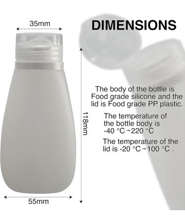 LYOB Leak Proof Silicone Refillable Travel Squeeze Bottles 3oz (90ml) - TSA Approved Toiletry Containers (4-Pack) - Buy Online on GoSupps.com