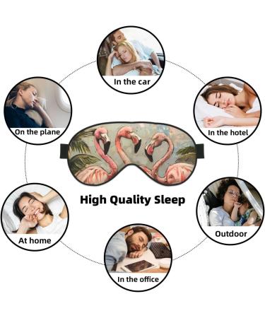 Buy Four Flamingos Sleep Mask | Adjustable Breathable & Fashionable Eye Mask for Ultimate Comfort International Shipping Available - Buy Online on GoSupps.com