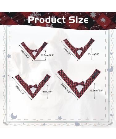 Maustlie Dog Hill Cloth Christmas Bandana - Adjustable Smoking Suit for Pets - Perfect for Weddings Birthdays Halloween & Christmas - Snowflakes Design - Buy Online on GoSupps.com