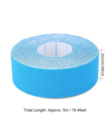 Buy 2Roll Athletic Muscle Tape - Elastic Cotton Compression Tape for Injury Recovery & Strain Relief (Blue) - International Shipping Available - Buy Online on GoSupps.com