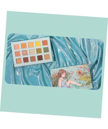 Beavorty Glitter Eyeshadow Eyeshadow Palette 1PC 15 shimmer eyeshadow glitter eye shadow highly pigmented eyeshadow bright cream eyeshadow matte 15.2*9.8cm Green - Buy Online on GoSupps.com