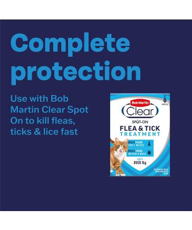 Bob Martin Clear Wormer for Cats - 2 Tablets | Clinically Proven Treatment for Kittens - Buy Online on GoSupps.com
