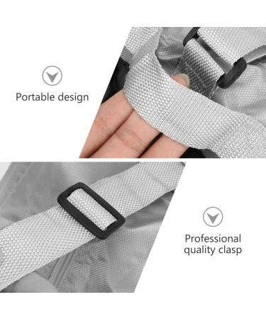 Besportble Kids Ice Skate Bag | Adjustable Shoulder Strap | Roller Skate Inline Skating Shoes Storage | Blue Black - Buy Online on GoSupps.com