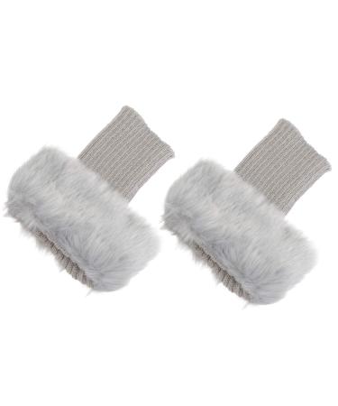 Inoomp 3 pairs boot covers from fur boot socks crochet warm boot attachment shoes accessories leg warmer cable warm crocheted boot cuff knee cocks acrylic fashion