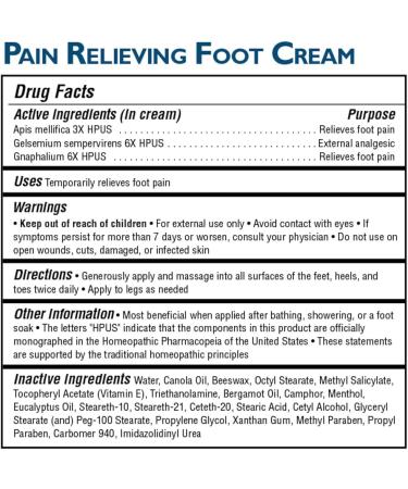 Magnilife Pain Relieving Foot Cream 4oz | Soothes Aches & Discomfort - Buy Online on GoSupps.com