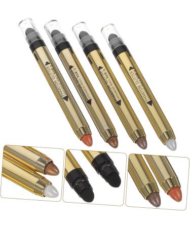 IWOWHERO 4pcs Highlighter Pencil Eye Shadows Glitter Crayons Neutral Plastic - Buy Online on GoSupps.com