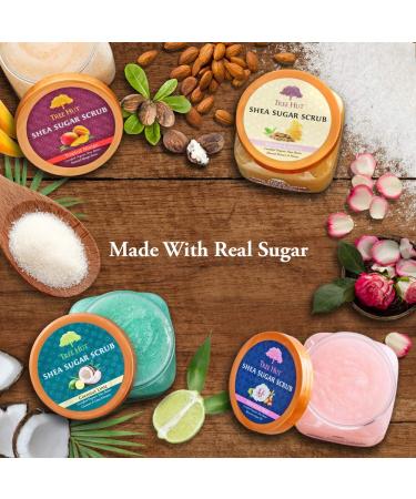 Tree Hut Lemon Blueberry Tart Shea Sugar Scrub - 18 oz | Ultra Hydrating & Exfoliating Body Care | International Shipping Available - Buy Online on GoSupps.com
