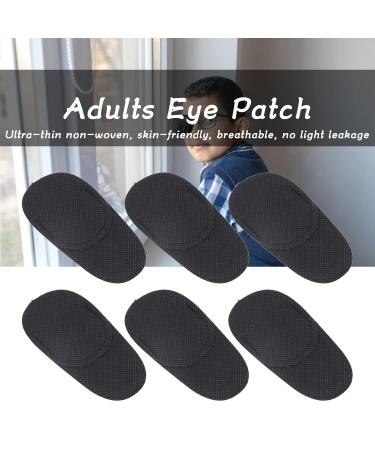 Buy Ultra-Soft Black Lazy Eye Patch Set | Medium Size Skin-Friendly & Breathable Flap for Strabismus | 6-Part International Shipping - Buy Online on GoSupps.com