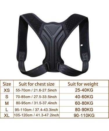 Shoulder Neck Clavicle Fixation Correction Belt for Student and Adult Adjustable Back Posture Corrector Invisible Anti-Hunchback (Size : Small) Medium - Buy Online on GoSupps.com