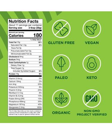 Manitoba Harvest Organic Hemp Hearts - Nutty Flavor Shelled Hemp Seeds 12 oz - Buy Online on GoSupps.com