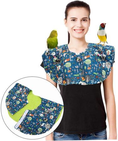 Besportble Parrot Stand Scarf - Shoulder Cloak & Training Mat for Birds | Scratch-Resistant Fabric - Buy Online on GoSupps.com