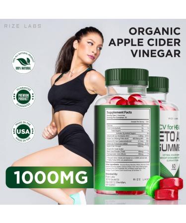 ACV for Health Keto Gummies - Apple Cider Vinegar Weight Loss Formula for Belly Fat - 60 Gummies - Buy Online on GoSupps.com