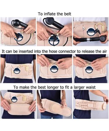 Decompression Back Orthoses for Lower Back Pain Relief - Lumbar Traction Support Belt (29-49 Inches) - Buy Online on GoSupps.com