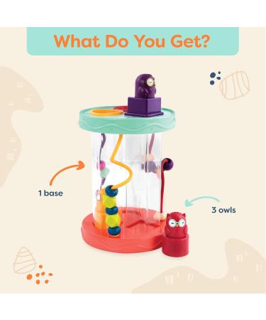 B. Toys Sorting Toys for Babies - Motor Skills Development & Noisy Owl Fun | Ideal for 10 Months+ - Buy Online on GoSupps.com