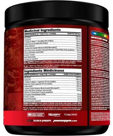 Hyde-Nitro X Pre-Workout Powder | Extreme Energy Pumps Power & Focus | High Stimulant Pre-Workout | 400mg Caffeine 1g Creatine HCL Teacrine & Nitrosigine | 60 Servings (Lollipop Punch) Lollipop Punch 60 Servings - Buy Online on GoSupps.com
