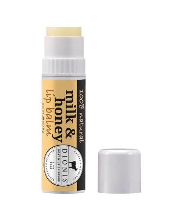 Dionis - Goat Milk Skincare Milk and Honey Scented Lip Balm (0.28 oz) - Made in the USA - Cruelty-free and Paraben-free