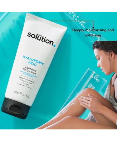 The Solution Hyaluronic Acid Hydrating Body Lotion 200ml Almond - 1 Pack - Buy Online on GoSupps.com
