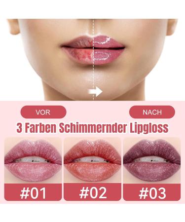  EONFAVE Long Lasting Glitter Lip Gloss Moisturising Lip Gloss - Buy Online on GoSupps.com