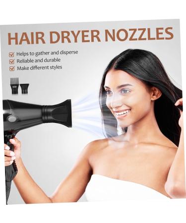 OHPHCALL 2 Pcs Hair Dryer Nozzle Accessory for Hairdryer Blow Dryer Part Hair Dryer Concentrator Attachment Hair Dryer Smoothing Nozzle Flat Hair Dryer Attachment Blow Dryer Comb Attachment - Buy Online on GoSupps.com