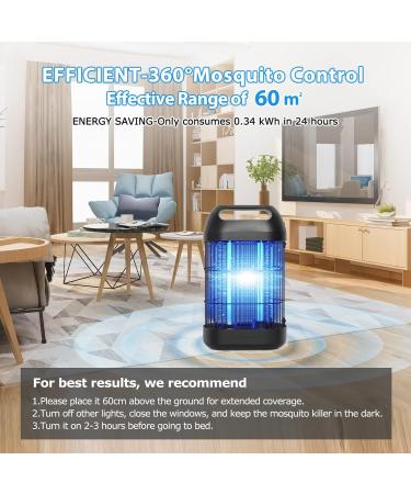 Buy 12W Insect Killer & Mosquito Trap Lamp - UV Tube Electrically Reduces Moths & Mosquitoes for Bedroom & Kitchen - XS-12W - Buy Online on GoSupps.com