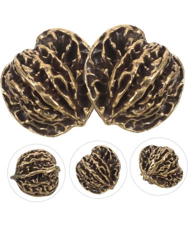 Fomiyes Brass Walnut Art Objects - Chinese Tea Pet Decoration & Health Care - Buy Online on GoSupps.com