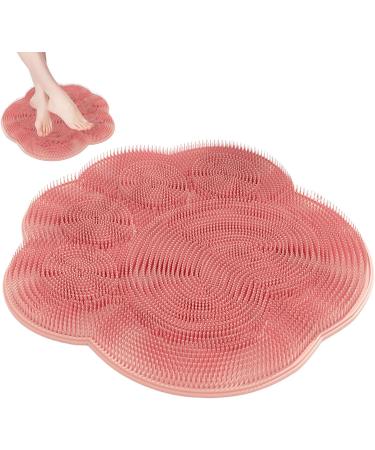  purateur de silicone - Pad permanent des pieds purateur de douche | Exfoliant de peau morte avec une rondelle non gliss e adapt e aux hommes femmes massage fett et tampon de puliz Rose - Buy Online on GoSupps.com