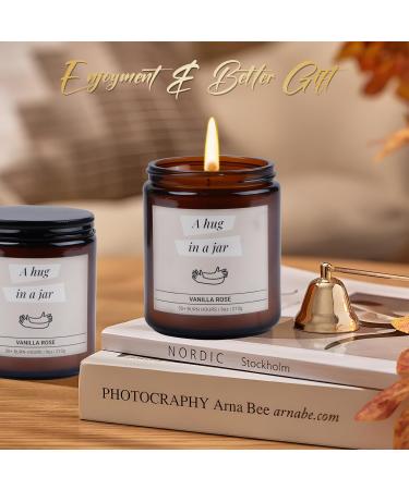 Rose Scented Candles - Unique Gifts for Women | Thinking of You Sympathy & Christmas Ideas - Buy Online on GoSupps.com