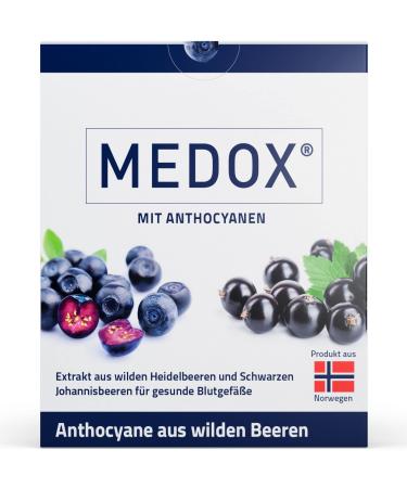 MEDOX Classic is a purely herbal dietary supplement that has a particularly high content of anthocyanins per capsule