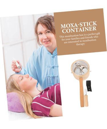 Hand-held Moxibustion Box Set - Moxa Burner & Holder for Pain Relief | Healeved - Buy Online on GoSupps.com