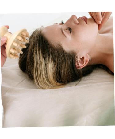 Goohochy Wooden Massage Comb - Home Gua Sha Head Massager for Health & Wellness - Handheld Wooden Shampoo Brush - Buy Online on GoSupps.com