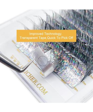 Buy Colored Lash Extensions CC Curl 9-18mm | Holographic Lash Tinsel for Volume Eyelash Extensions - International Shipping - Buy Online on GoSupps.com