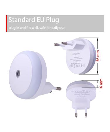 Smart Night Plug & Socket Light with Twilight Sensor - Energy-Efficient Warm White LED 2 Pack for Bedrooms Bathroom & Kitchen - Buy Online on GoSupps.com