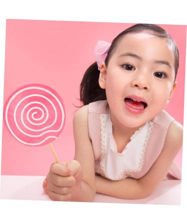 STOBAZA 4pcs Boy Toys Infant Toys Mints Bulk Candy Lollipop Crafts Candy Cane Rainbow Candy Toddler Jesus Pinkx4pcs 14*1CMx4pcs - Buy Online on GoSupps.com