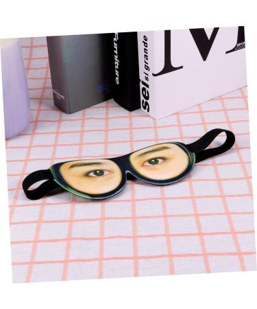 FRCOLOR Funny 3D Eye Sleeping Mask - Comfortable Blindfold for Travel Sleep & Relaxation | International Shipping Available - Buy Online on GoSupps.com