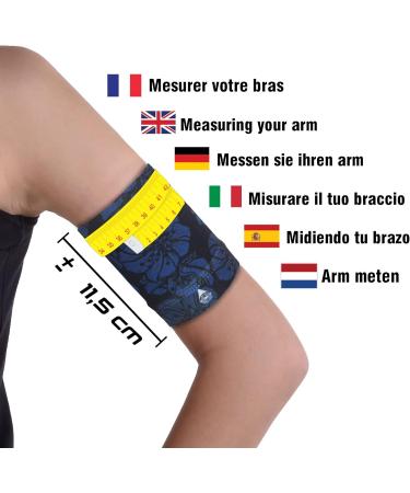 Dia Band: Glucose Sensor Protection Bracelet for Freestyle Libre Medtronic Dexcom & Omnipod - Comfortable & Reusable for Diabetics (M 27-30 cm) - Buy Online on GoSupps.com