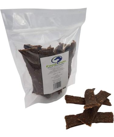 Food4Pets Deer Meat Strips for Dogs - Hearty Chewing Treats 250g - Premium Game Meat Snack - Buy Online on GoSupps.com