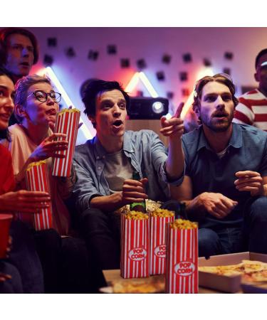 1000 PCS Popcorn Bags 2oz Popcorn Paper Bags Red and White Stripes Retro Popcorn Bags Disposable Popcorn Bags for Party Movie Theater Carnival Festivals Movie Theme Party Supplies (1000 Pcs) - Buy Online on GoSupps.com