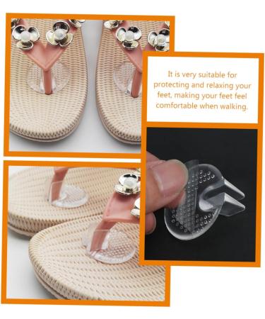 Didiseaon 10 Pairs Summer Metatarsal Pads - Adhesive Foot Pad Inserts for Sandals & Flip-Flops | Comfortable PU Silicone Cushioning for All-Day Support - Buy Online on GoSupps.com