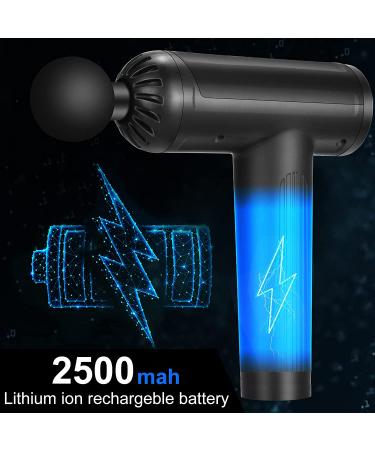 Deep Tissue Massage Gun - 30 Speed Quiet Muscle Percussion Massager for Athletes - 10 Heads Back Neck Hammer Massager (Black) - Buy Online on GoSupps.com