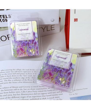 La Bellefe Lavender Scented Wax Melts - Natural Soy Wax Cubes for Warmers - Gift Set for Birthdays, Weddings, Parties, Spa & Meditation (2.5oz/70.9g*2) - Buy Online on GoSupps.com