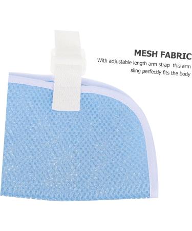 CATIEBYE Children's Arm Sling Shoulder Immobilizer Arm Sling for Shoulder Injury Elbow Sling Net 60X30CM Sky-blue - Buy Online on GoSupps.com