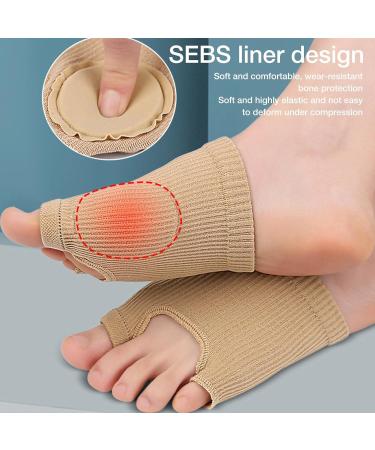 Tosier Forefoot Compression Cuff - Breathable Nylon Spandex Socks for Daily Foot Protection | Ideal for Running & Standing - International Shipping Available - Buy Online on GoSupps.com