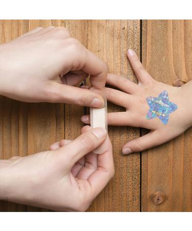 FOMIYES 100pcs Glitter Care Patch Bandages - Travel Adhesive Stickers for Wounds - Cute 4.5x4.5cm - Buy Online on GoSupps.com