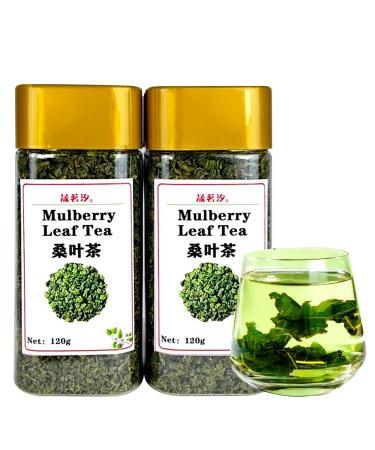 Mulberry Leaves Tea Natural Mulberry Leaf Tea 240g/8.5OZ Mulberry Dried Leaves Sang Ye Tea Mulberries Loose Leaf Tea Dried Herbal Tea Caffeine-free No Additives